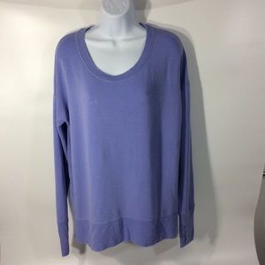 Athleta Medium Top Purple Long Sleeve